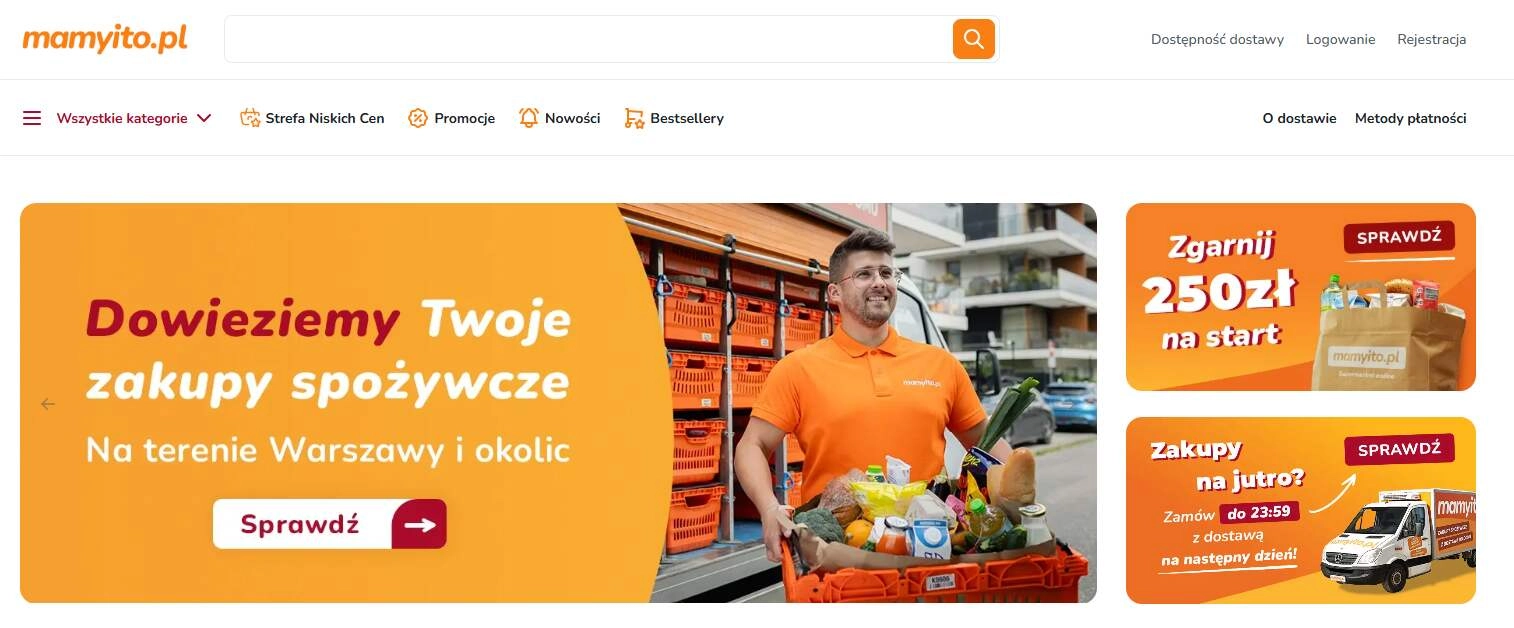 Strona internetowa sklepu