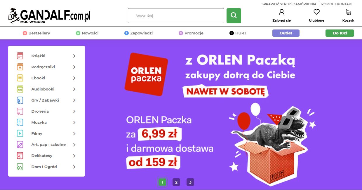 Strona internetowa sklepu