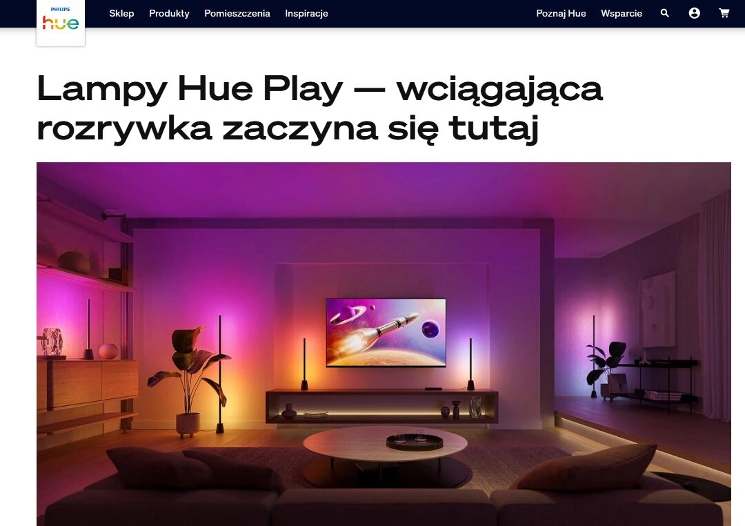 Strona internetowa sklepu