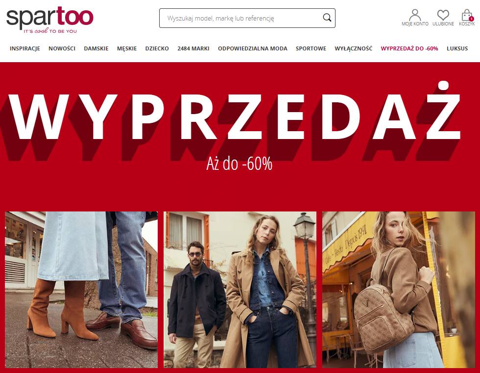 Spartoo - strona internetowa sklepu