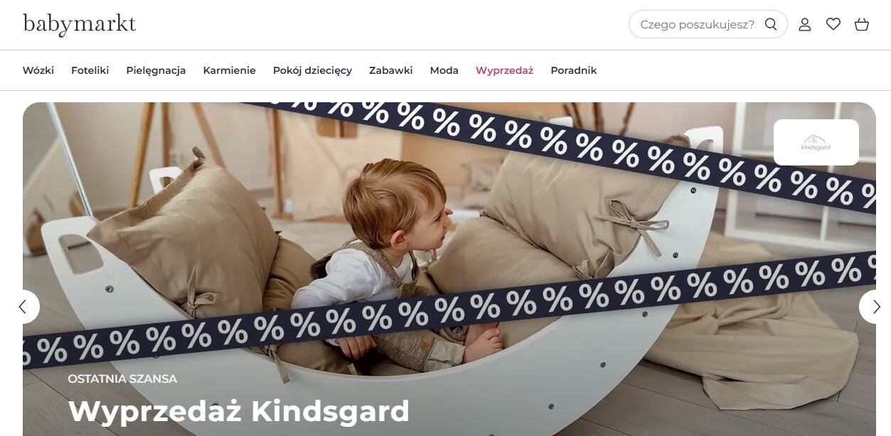 Babymarkt - strona internetowa sklepu
