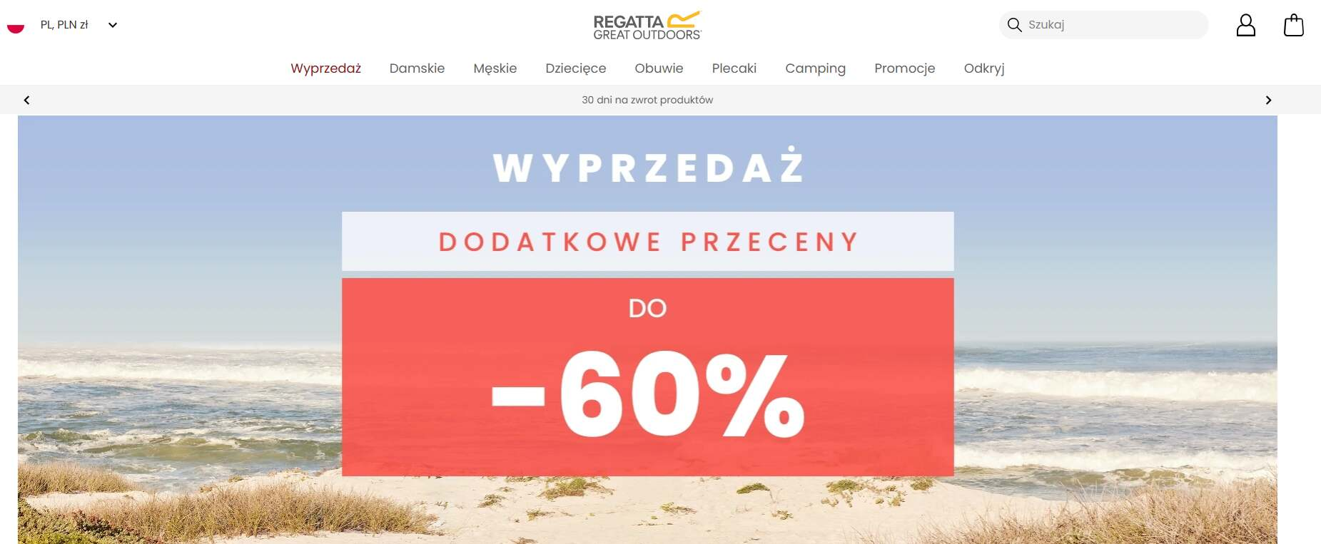 Strona internetowa sklepu