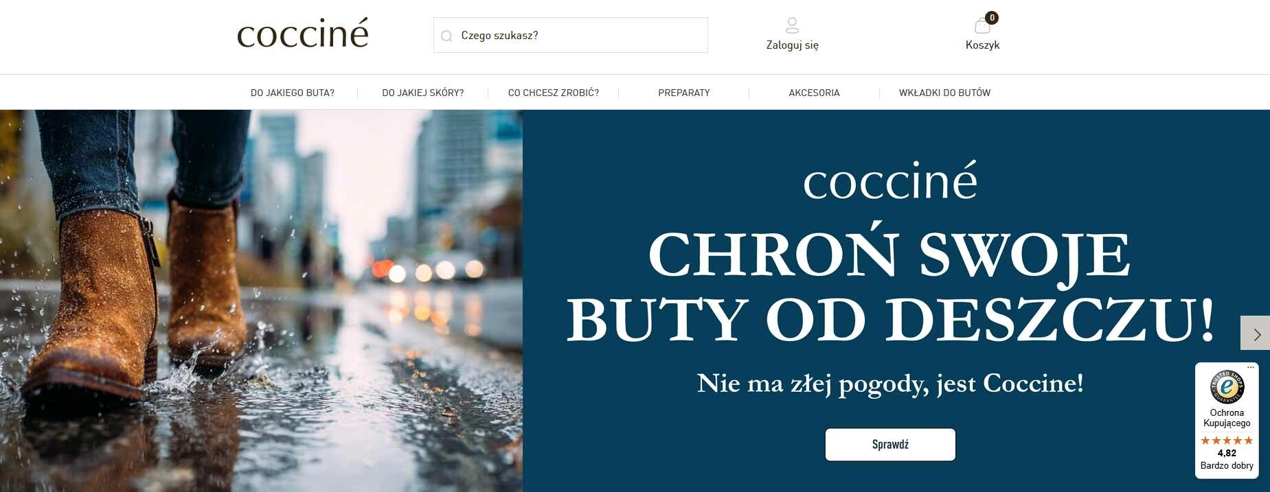 Strona internetowa sklepu