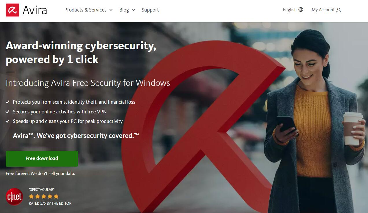 Avira - strona internetowa sklepu