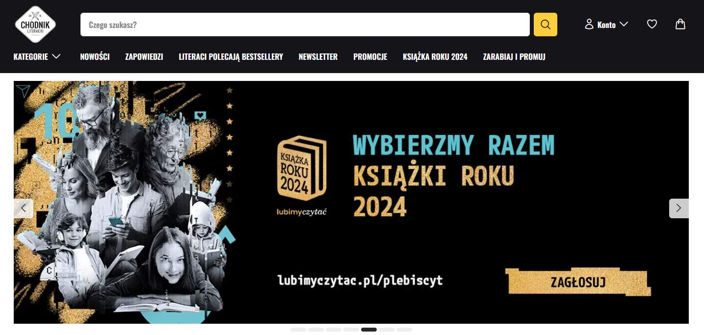 Chodnik Literacki - strona internetowa sklepu