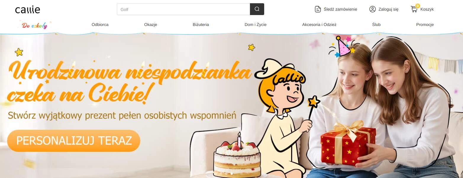 Strona internetowa sklepu