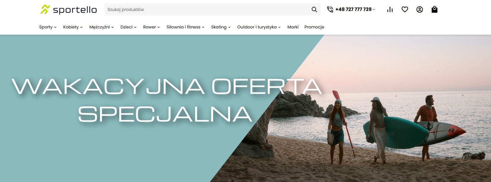 Sportello - strona internetowa sklepu