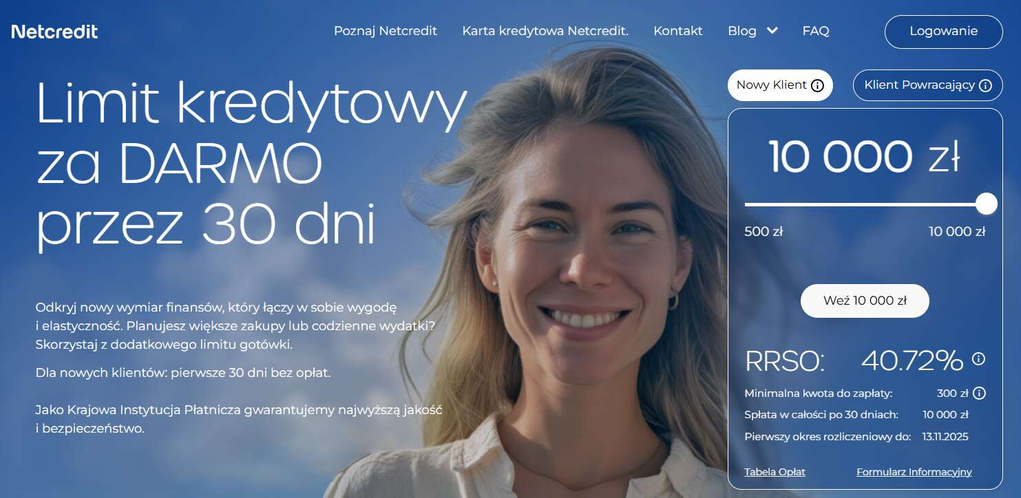 Strona internetowa platformy