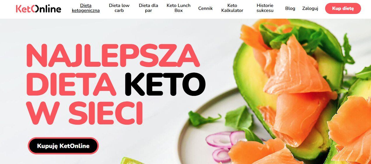 KetOnline - strona internetowa sklepu