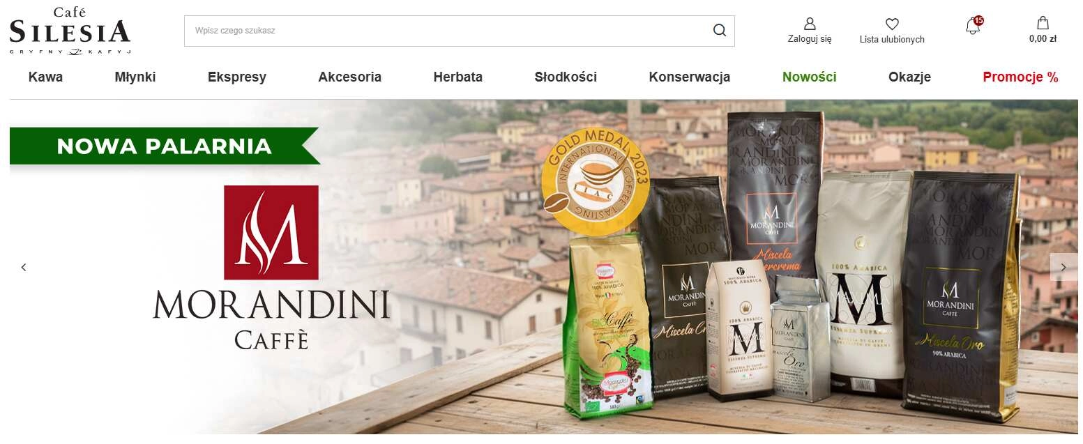 Strona internetowa sklepu