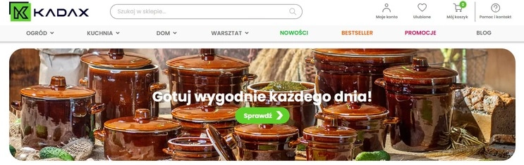 Strona internetowa sklepu