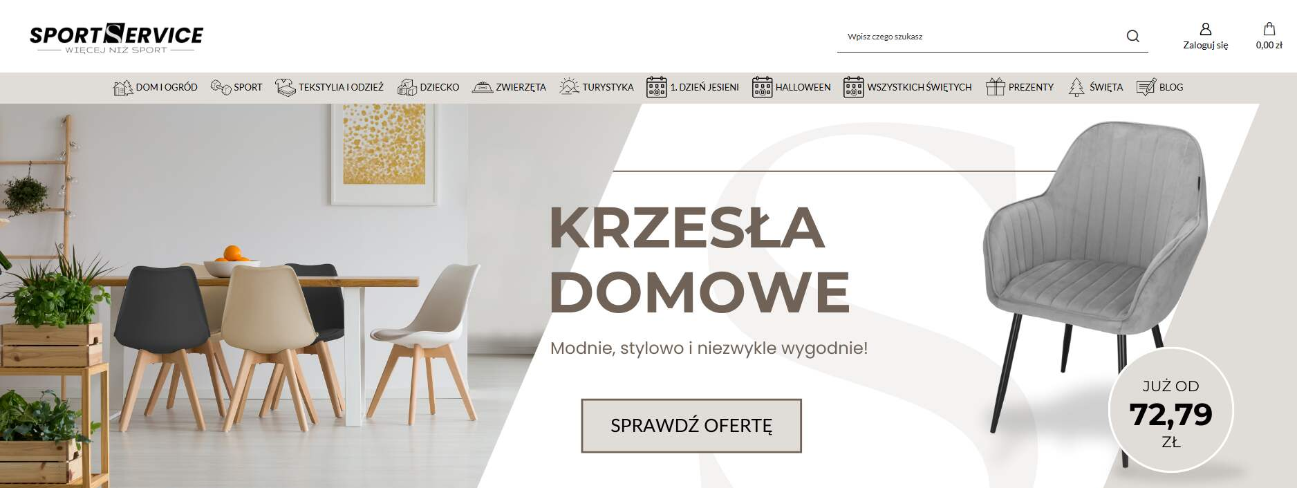 Strona internetowa sklepu