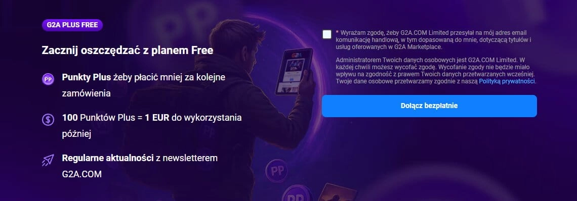 Baner z korzyściami subskrypcji