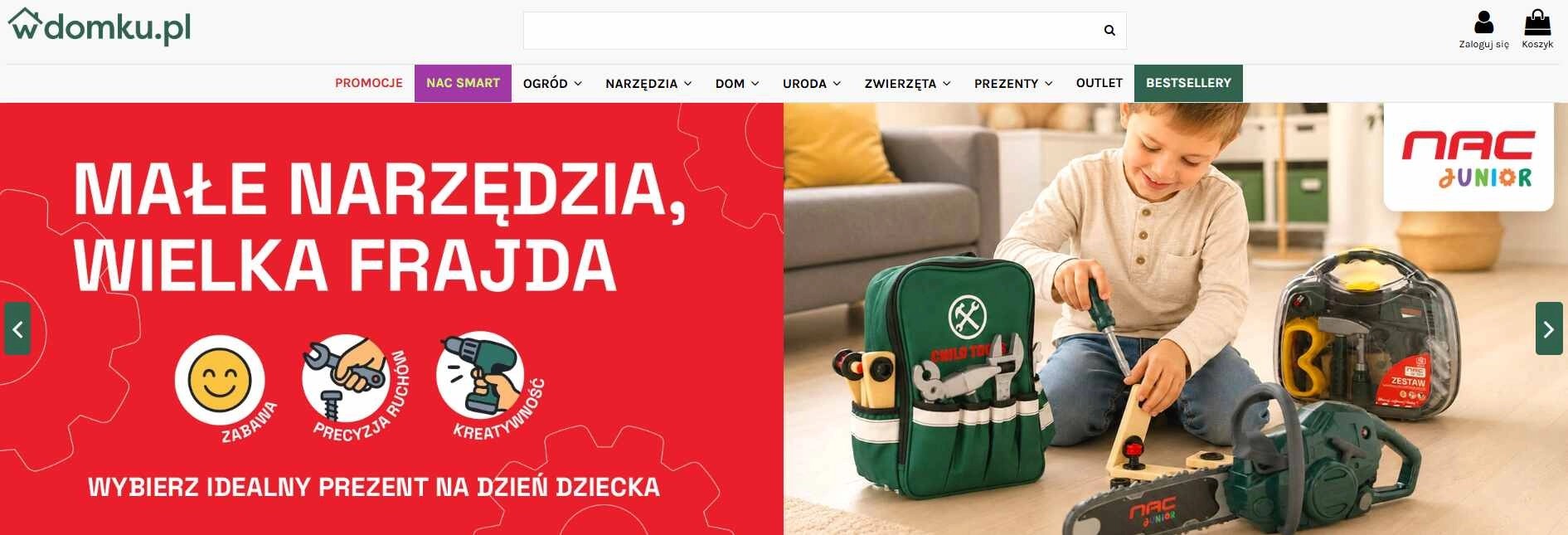 Strona internetowa sklepu