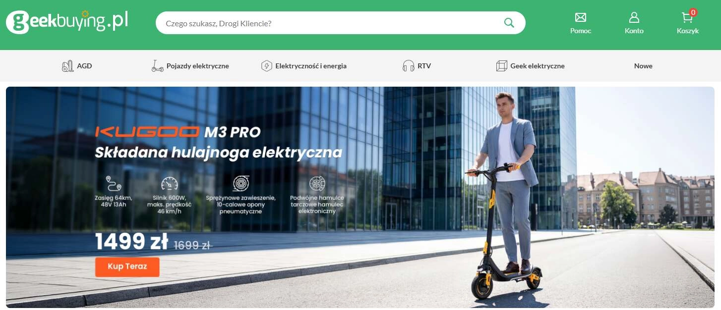 Strona internetowa sklepu
