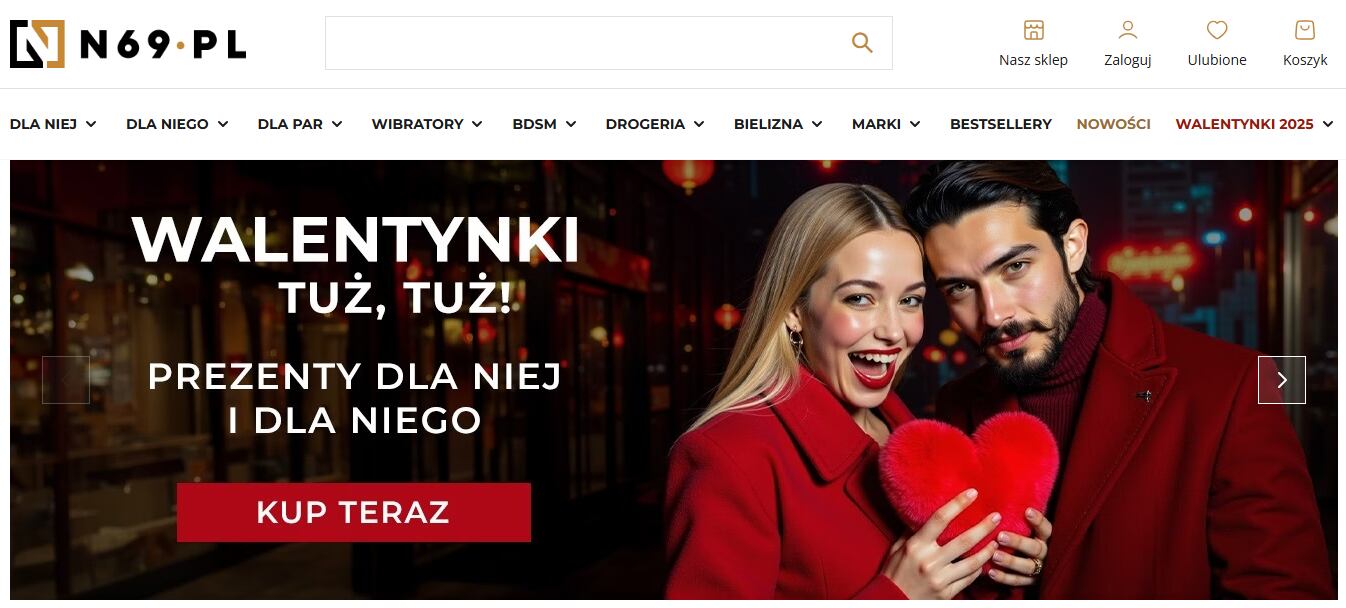 N69 - strona internetowa sklepu