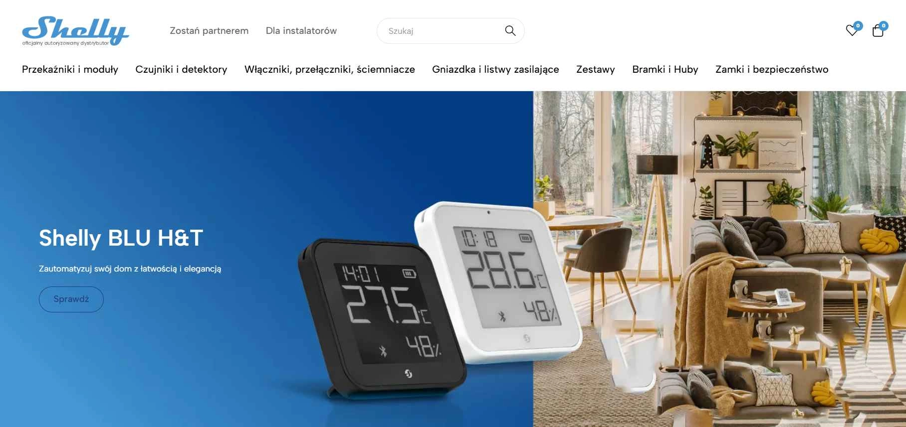 Strona internetowa sklepu