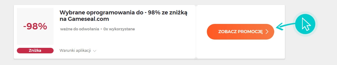 Jak używać promocji Gameseal