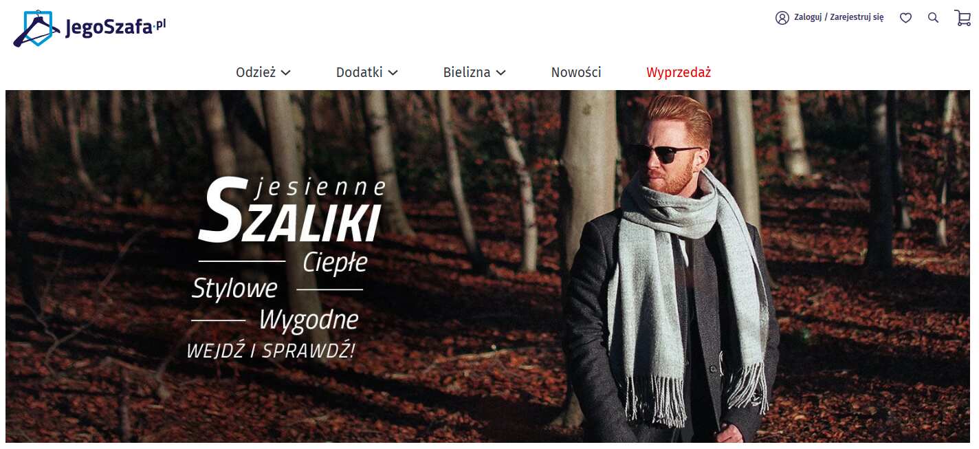 Strona internetowa sklepu