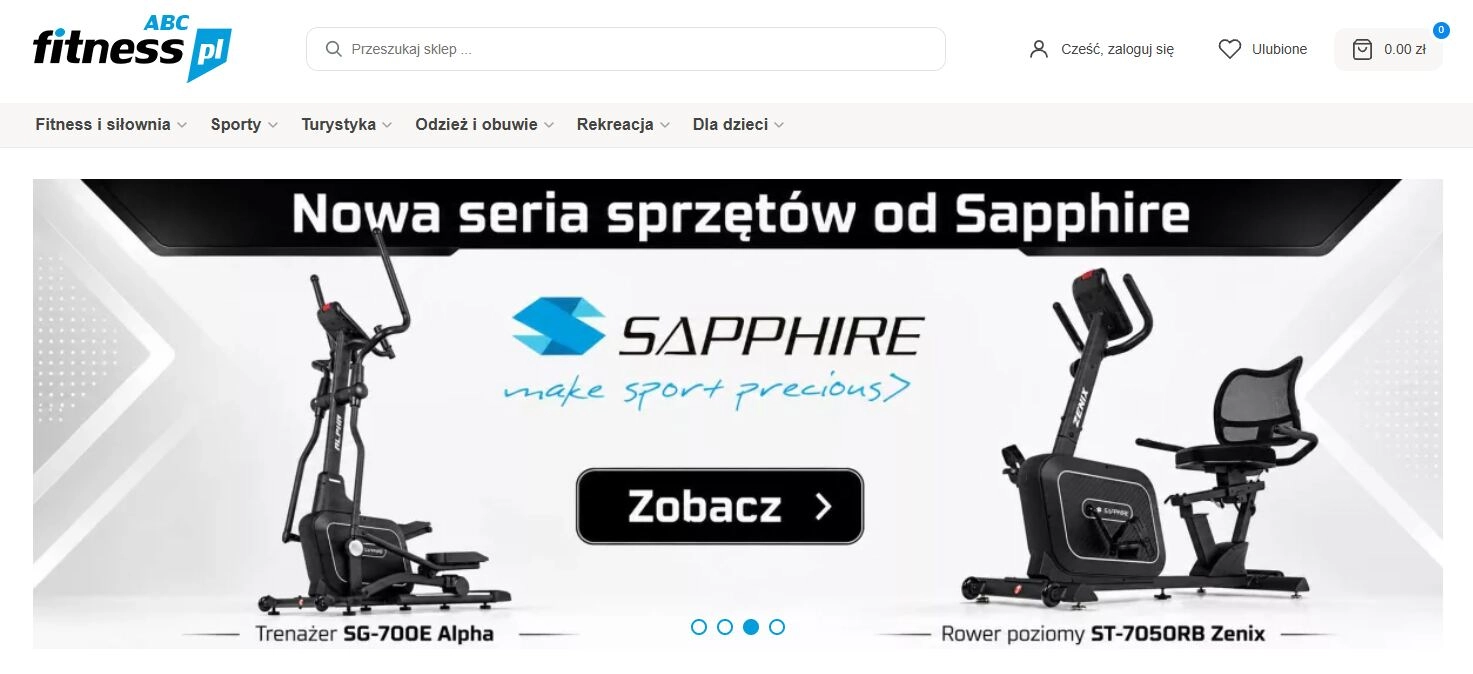 Strona internetowa sklepu