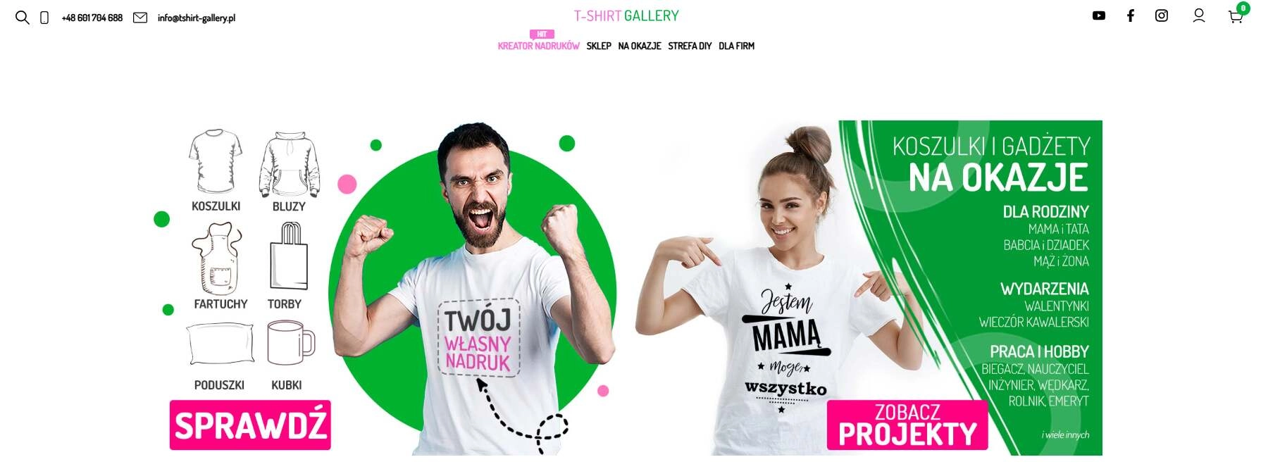 Strona internetowa sklepu