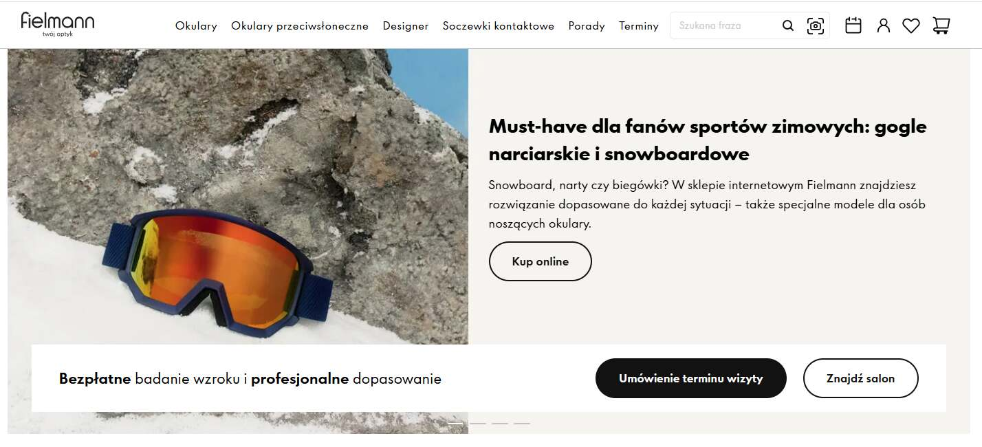Fielmann - strona internetowa sklepu