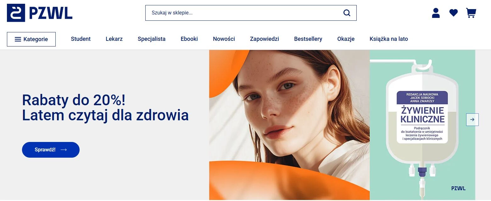 Strona internetowa sklepu