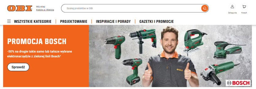 OBI - strona internetowa